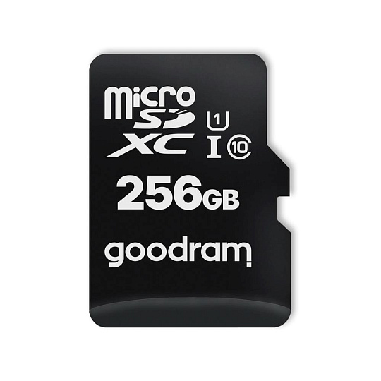 GOODRAM microSDXC karta 256GB M1AA (R:100/W:10 MB/s), UHS-I Class 10, U1 + Adapter