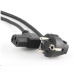 GEMBIRD Kabel napájecí pravoúhlý VDE 220/230V 1,8m