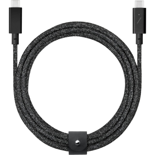 Native Union Belt Cable Pro USB-C 240W nabíjecí kabel, 2,4m, černý