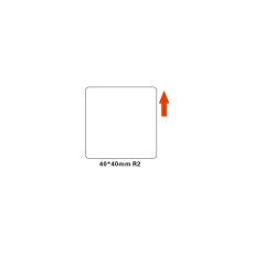 Niimbot štítky R 40x40mm 180ks pro B21, B3S, B1 bílé