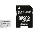 Transcend 16GB microSDHC 300S paměťová karta (s adaptérem)