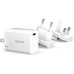 Epico 20W PD napájecí adaptér vyměnitelnou zástrčkou EU/UK bílá