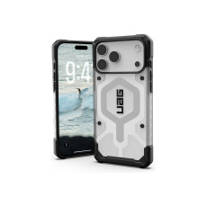UAG Pathfinder Clear Magsafe kryt iPhone 17 Pro Max čirý/stříbrný
