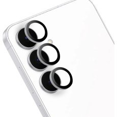 OBAL:ME ochrana čoček Samsung Galaxy S25 FE titanově stříbrná