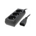 Prodlužovací přívod 3x230V pro UPS (IEC320-C14), 30cm