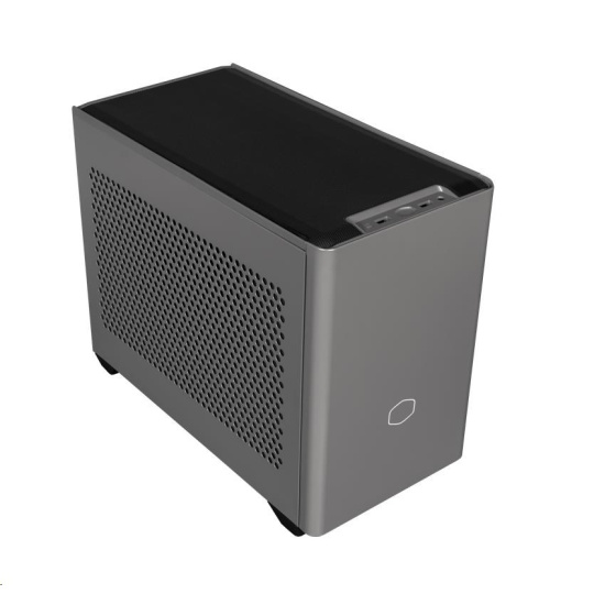 BAZAR - Cooler Master case MasterBox NR200P MAX, mini-ITX, šedá, integrovaný vodní chladič, zdroj 850W - Poškozený obal