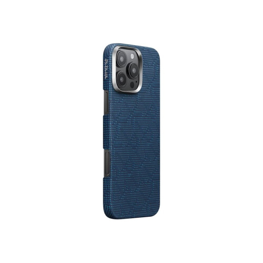 Pitaka Tactile Woven Case kryt iPhone 16 Pro Max PTK Dark Blue