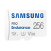 Samsung micro SDXC karta 256GB PRO Endurance + SD adaptér