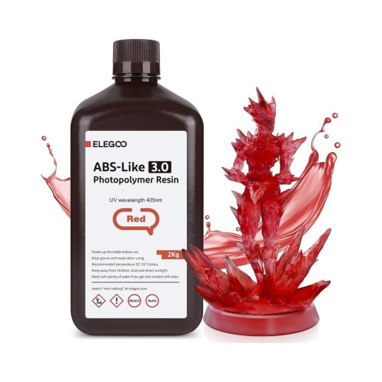 ELEGOO ABS-like Resin V3.0 2 kg červená