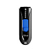 TRANSCEND USB Flash Disk 512GB JetFlash®790, USB 3.1 (R:100/W:40 MB/s) černá/modrá