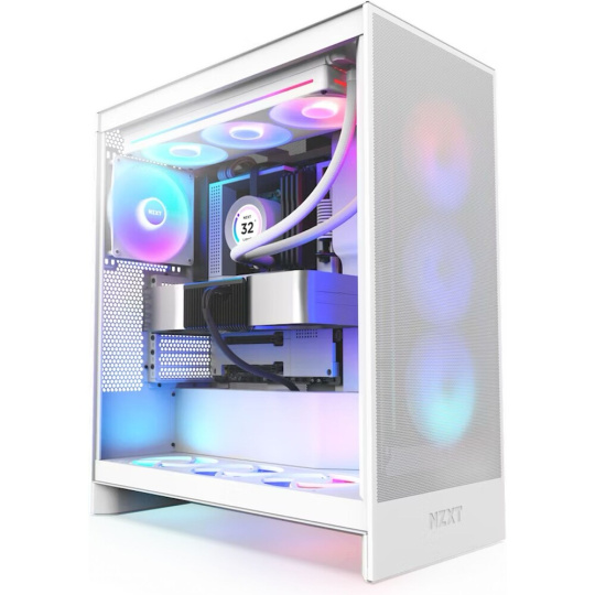 NZXT H7 Flow RGB bílá