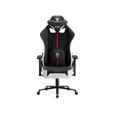 Diablo X-Player 2.0 King Size látková herní židle bílo-černá