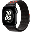 Apple Watch 49/46/45/44mm Midnight Black provlékací sportovní řemínek Nike