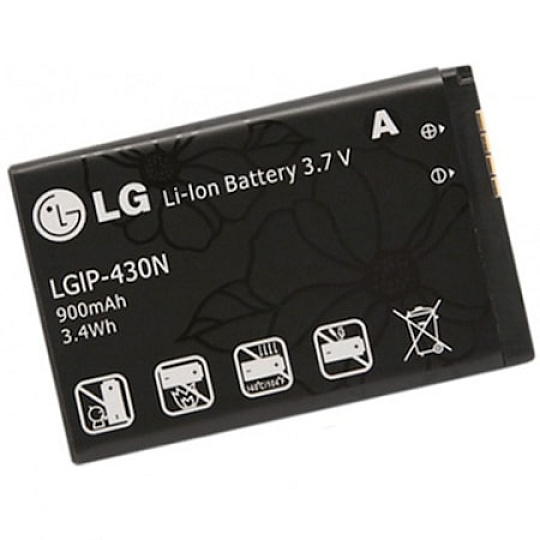 LGIP-430N LG baterie 900mAh Li-Ion (Bulk) LGIP-430N LG baterie 900mAh Li-Ion (Bulk)