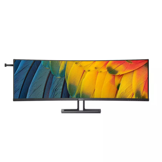 Philips MT VA LED 44,5" 45B1U6900C/00 - VA panel, 5120x1440, 2xHDMI, DP, USB-C, USB 3.2, RJ45, repro, nast vysky, curved