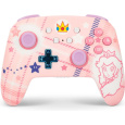 PowerA Enhanced bezdrátový herní ovladač pro Nintendo Switch (OLED, Switch, Lite) Princess Peach