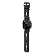 Epico Rubber Pro řemínek s nerezovým zapínáním pro Apple Watch 49/46/45/44/42mm černý
