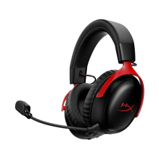 HyperX Cloud III S bezdrátová herní sluchátka černočervená