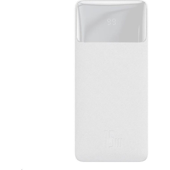 Baseus Bipow powerbanka 30000mAh bílá