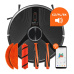 Concept Robotický vysavač s mopem 2v1 černýRoboCross Laser VR3115 
