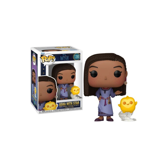 Funko POP! & Buddy #1390 Disney: Wish- Asha with Star