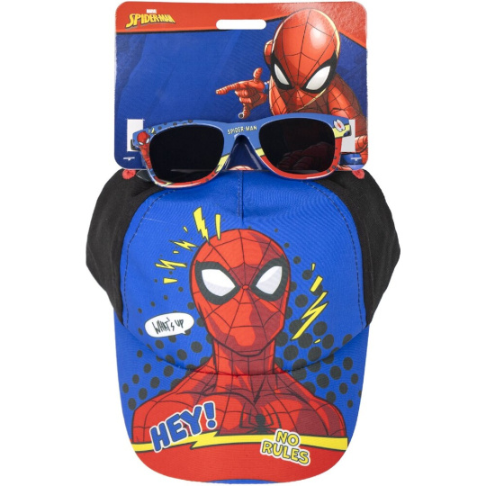 Letní sada (kšiltovka a brýle) Marvel - Spider-Man