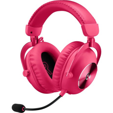 Logitech PRO X 2 Lightspeed bezdrátová herní sluchátka růžová
