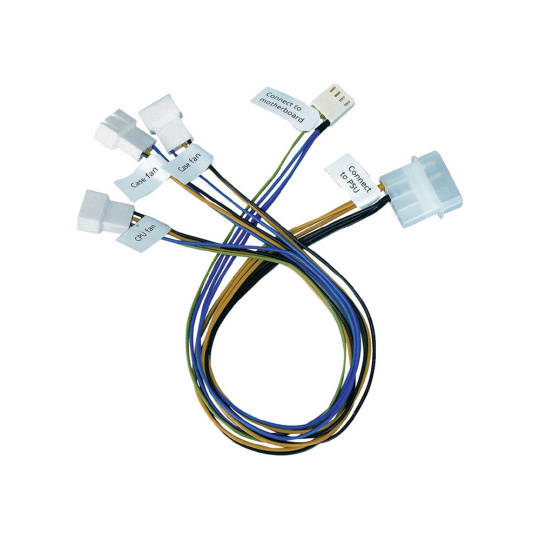 Akasa kabel pro synchronizaci 3 ventilátorů se základní deskou Akasa kabel pro synchronizaci 3 ventilátorů se základní deskou