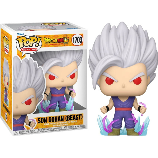 Funko POP! #1703 Animation: Dragon Ball Super: Super Hero Son Gohan (Šance na chase) (GITD)