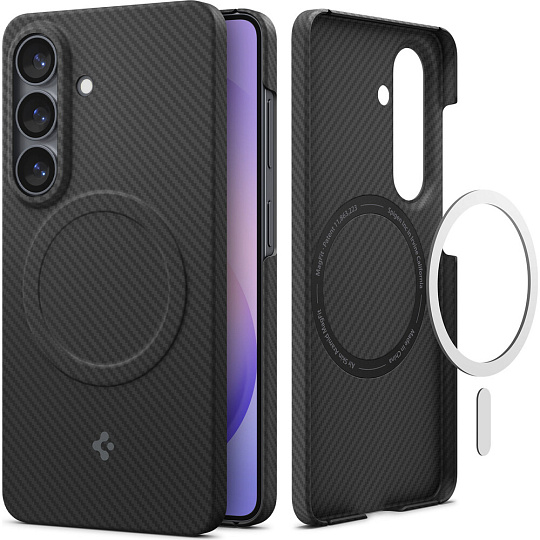 Spigen Air Skin Aramid MagSafe kryt Samsung Galaxy S26 black
