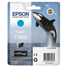 EPSON ink bar ULTRACHROME HD "Kosatka" - Cyan - T7602 (25,9 ml)