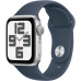 Apple Watch SE (2023) Cellular 40mm sportovní silikonový řemínek bouřkově modrý M/L