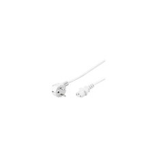 PremiumCord napájecí kabel s vidlicí k počítači 230V 0,5m bílý PremiumCord napájecí kabel s vidlicí k počítači 230V 0,5m bílý