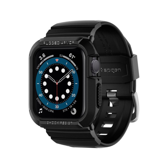 Spigen Rugged Armor Pro kryt Apple Watch 7 (41mm)/6/SE/5/4 (40mm) černý