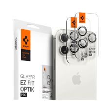 Spigen Glass tR EZ Fit Optik Pro skla iPhone 17-14 Pro/17-14 Pro Max white titan Spigen Glass tR EZ Fit Optik Pro skla iPhone 17-14 Pro/17-14 Pro Max white titan