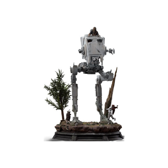 Soška IRON STUDIOS Star Wars - AT-ST & CHEWBACCA 53 cm