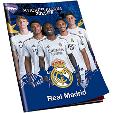 Topps fotbalové samolepky Real Madrid 2025/2026 – Album Complete Set