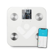 BAZAR - TrueLife FitScale W7 BT - Bioelektrická impedanční bluetooth váha - bílá - Rozbaleno (Komplet)