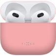 FIXED Silky ultratenké silikonové pouzdro Apple Airpods 3 růžové