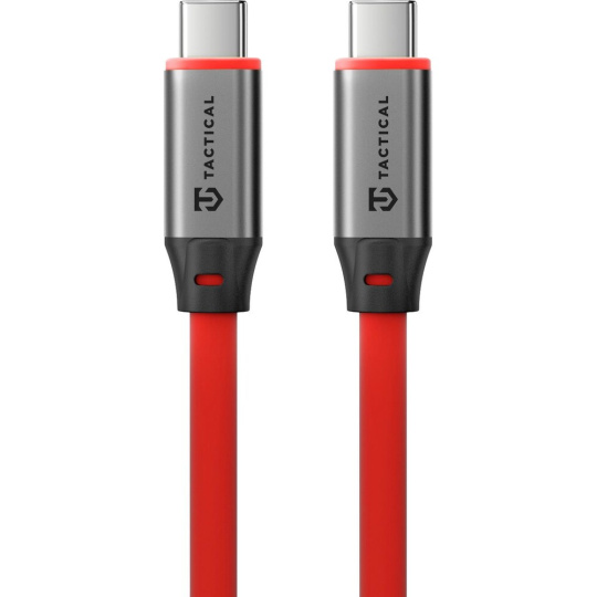 Tactical Fat Man 2.0 kabel USB-C/USB-C 1m červený Tactical Fat Man 2.0 kabel USB-C/USB-C 1m červený