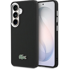 Lacoste Petit Pique Metal Logo Magnetic kryt Samsung Galaxy S26 černý