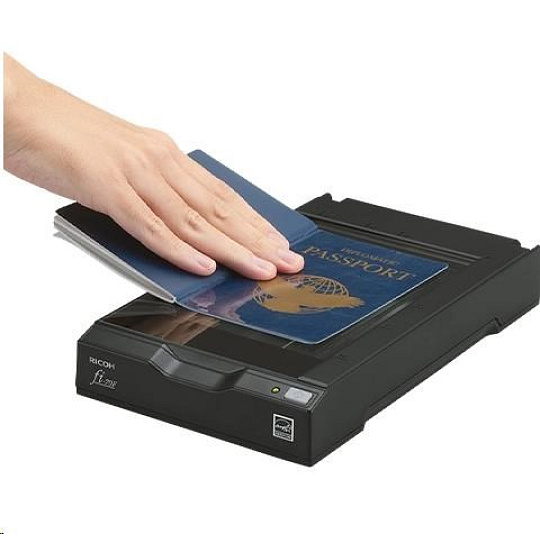 RICOH skener Fi-70F A6, color, simplex, ploché lože pouze pro skenování ID karet, USB 2.0, Z:12M