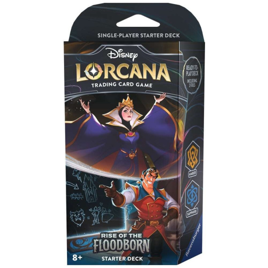 Disney Lorcana: Rise of the Floodborn - Starter Deck Amber & Sapphire