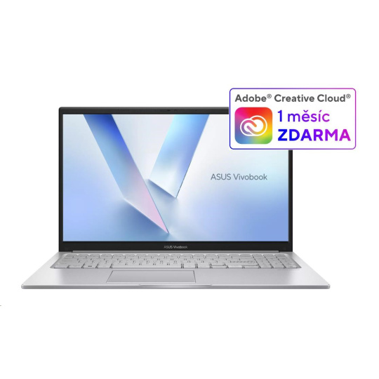 ASUS NTB Vivobook 15 (X1504VA-BQ3871W), Core 5 120U, 15.6" FHD, 8GB, 512GB SSD, Intel, W11 Home, Cool Silver ASUS NTB Vivobook 15 (X1504VA-BQ3871W), Core 5 120U, 15.6" FHD, 8GB, 512GB SSD, Intel, W11 Home, Cool Silver