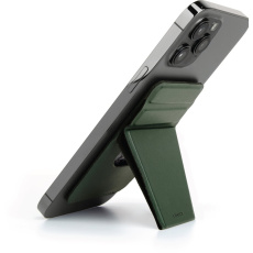 UNIQ LYFT MagSafe stojánek se sloty pro platební kartu tmavě zelený
