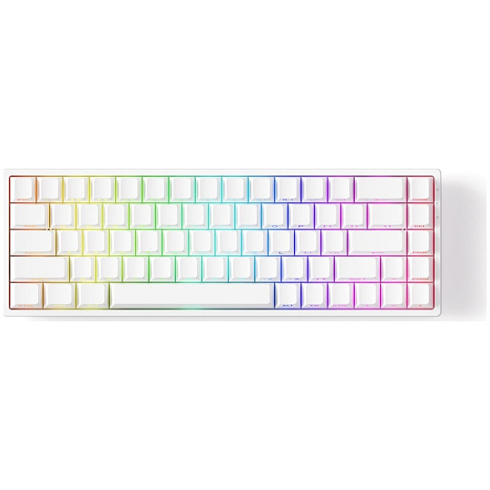 Akko MonsGeek FUN68 HE Akko Glare herní klávesnice (US) bílá