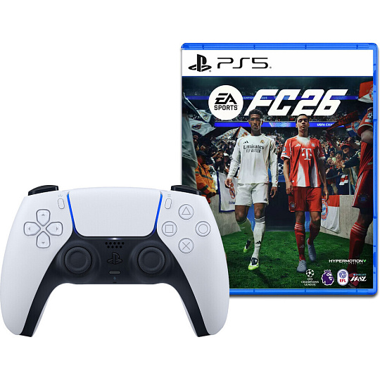DualSense Wireless Controller bílý + EA Sports FC 26 (PS5)