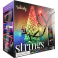 Twinkly Strings Multi-Color chytré žárovky na stromeček 750 ks černý kabel