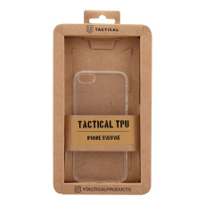 Tactical TPU pouzdro Apple iPhone 5/5S/SE čiré