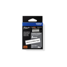 Brother Tze-S211 páska černá na bílém 6 mm extra lepidlo